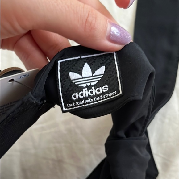 NWT Adidas Black Visor with Logo - Picture 3 of 4